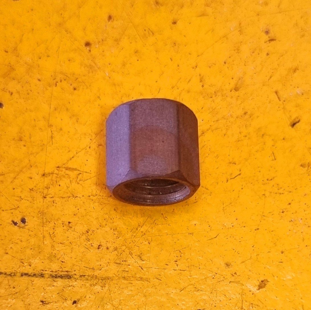 BRASS COMP NUT 1/8 TUBE X 5/16 UNF