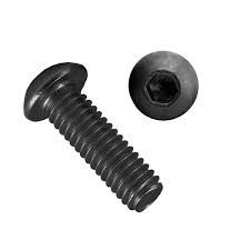 BUTTONHEAD SOCKETSCREW 3/16X3/8 UNF BLK