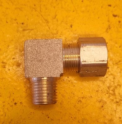 BRASS COMP MALE ELBOW 3/8 TUBE X 1/4 BSP