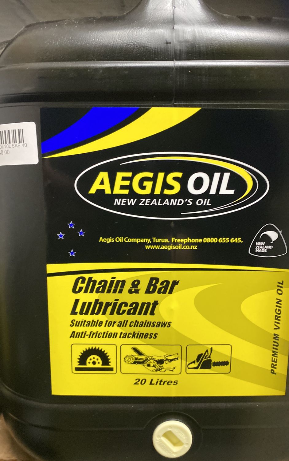 CHAIN &amp; BAR LUBRICANT 20L
