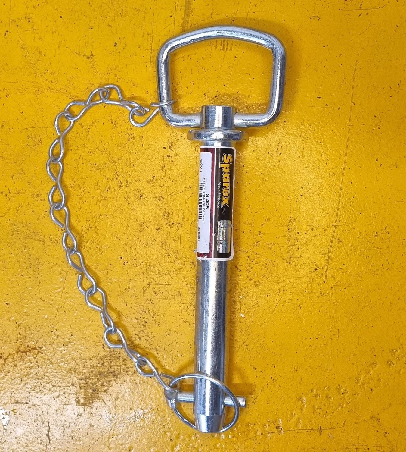 DRAWBAR PIN /CHAIN 7/8" 22MM DIA X157MM