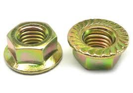 NUT M6 FLANGE SERRATED YZ