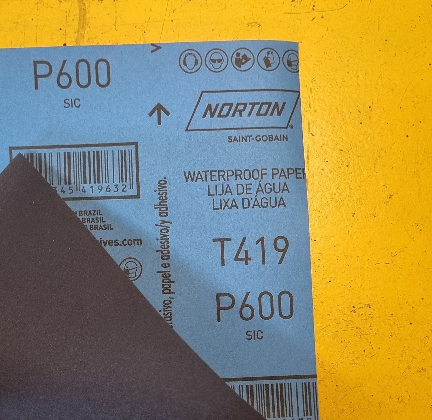 SANDPAPER 600P WET DRY