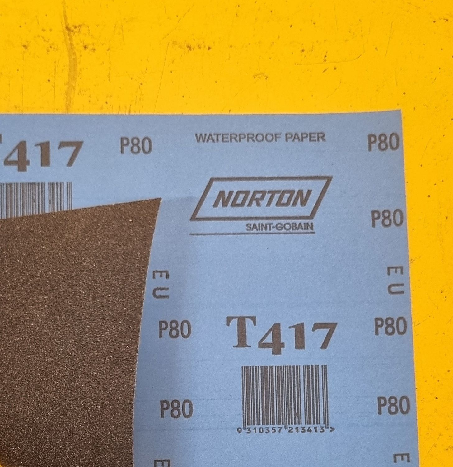 SANDPAPER P80 WET DRY