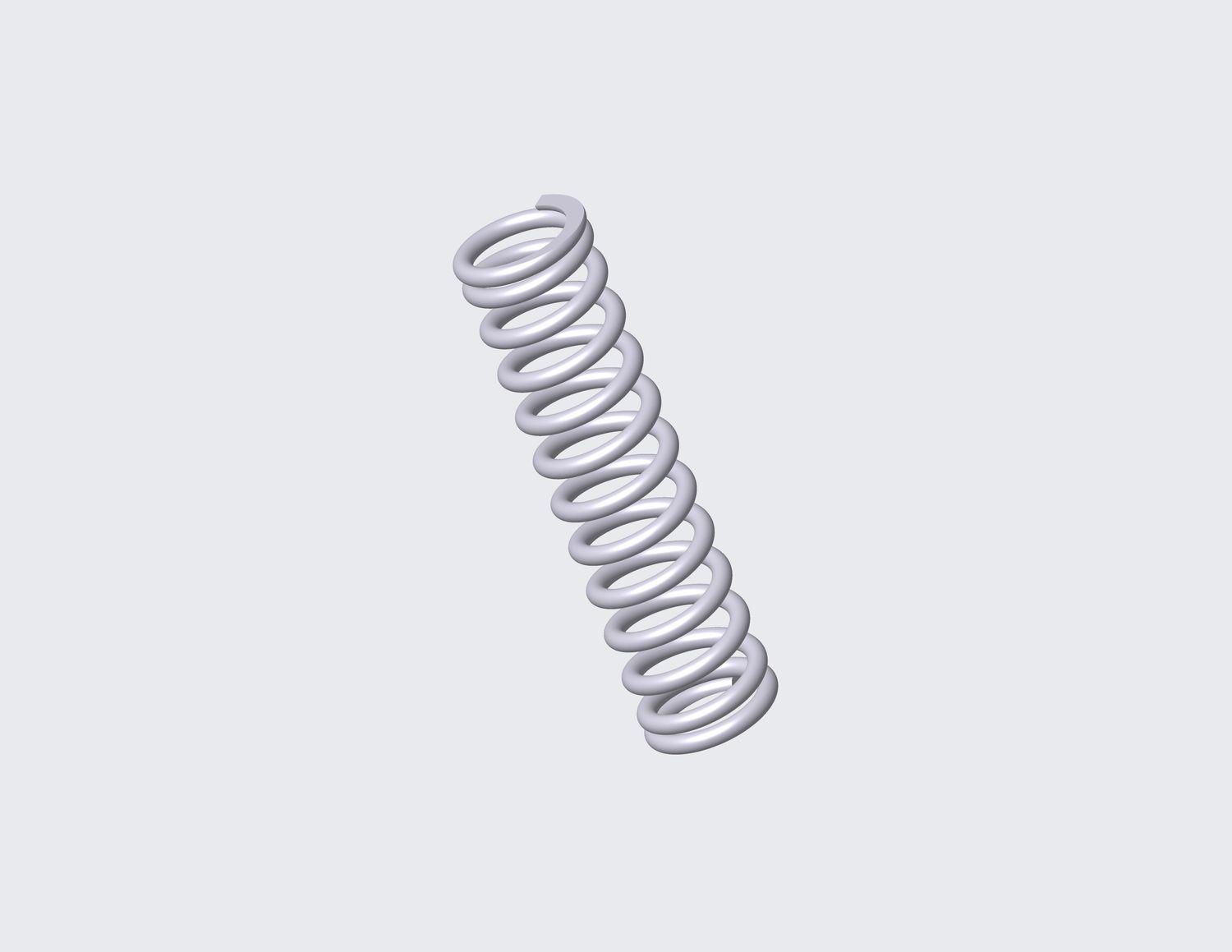 COMPRESSION SPRING - ZINC COATED - 25.4MM L X 6.35MM OD X 0.89MM WIRE - C562