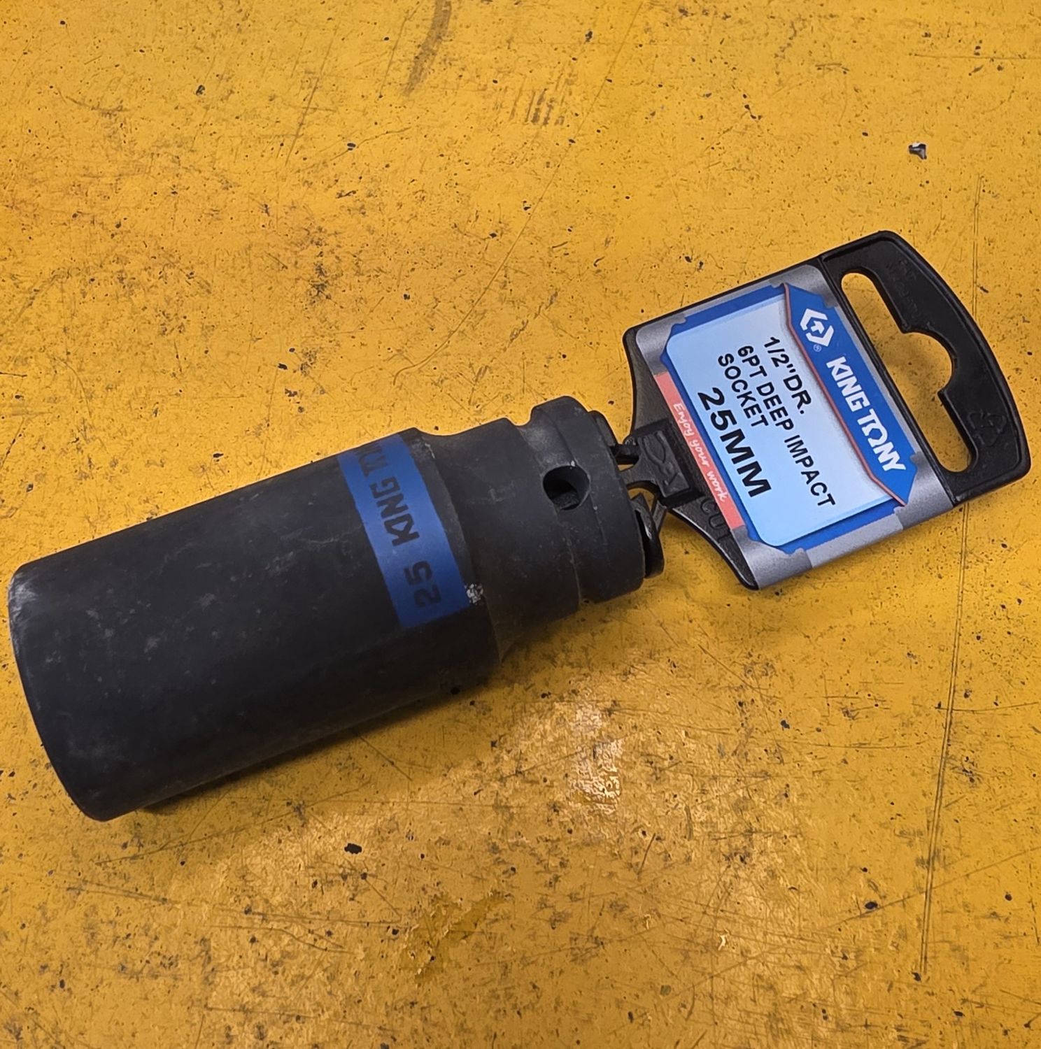 SOCKET 25X1/2DR DEEP IMPACT 6PT