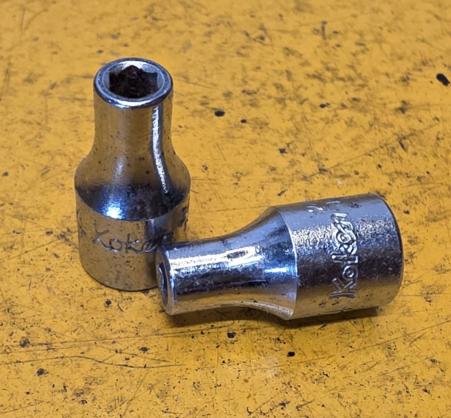 SOCKET 4X1/4DR REG 6PT KOKEN