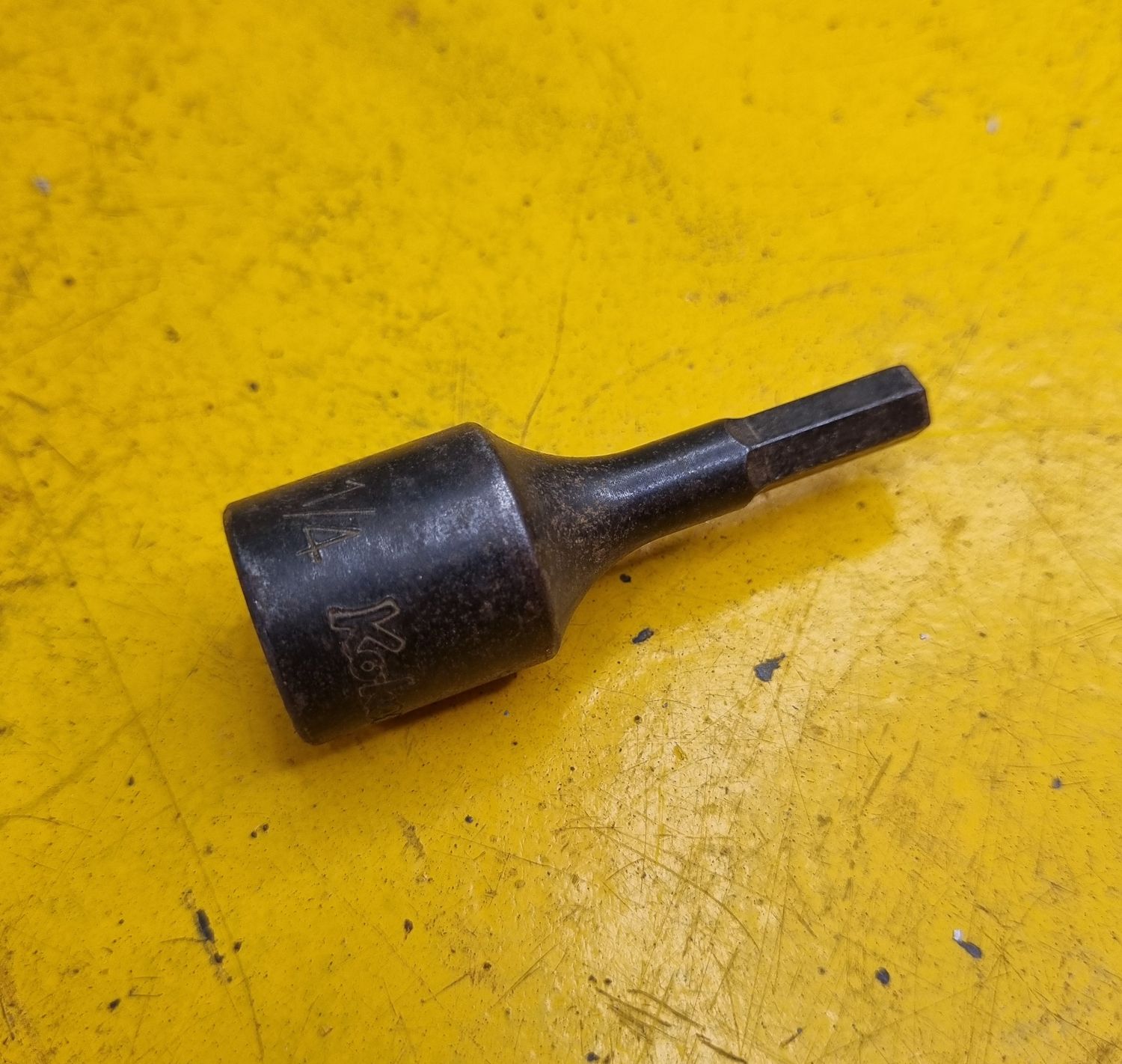 SOCKET HEX 1/4 X 1/2 DR IMPACT (KOKEN)