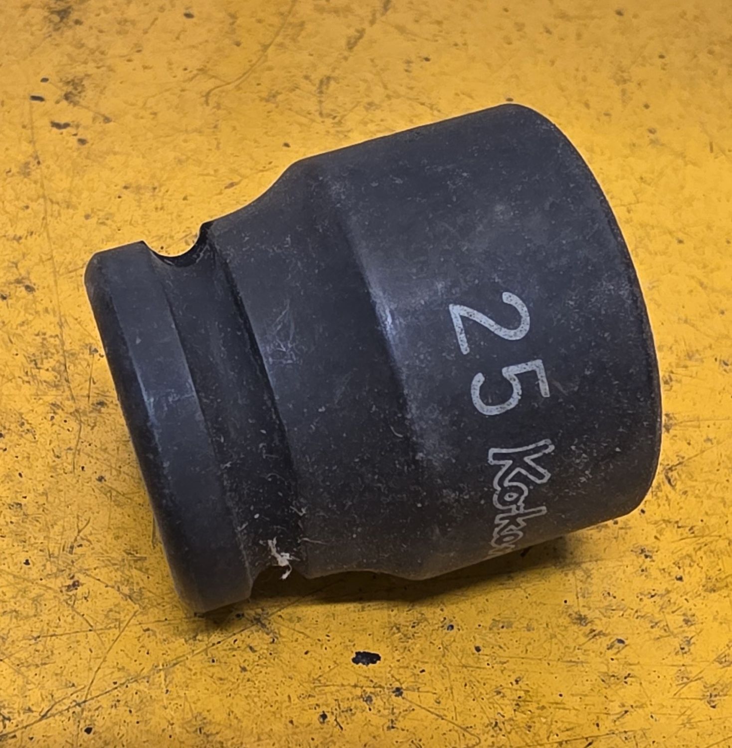 SOCKET 25X1/2DR IMPACT 6PT KOKEN