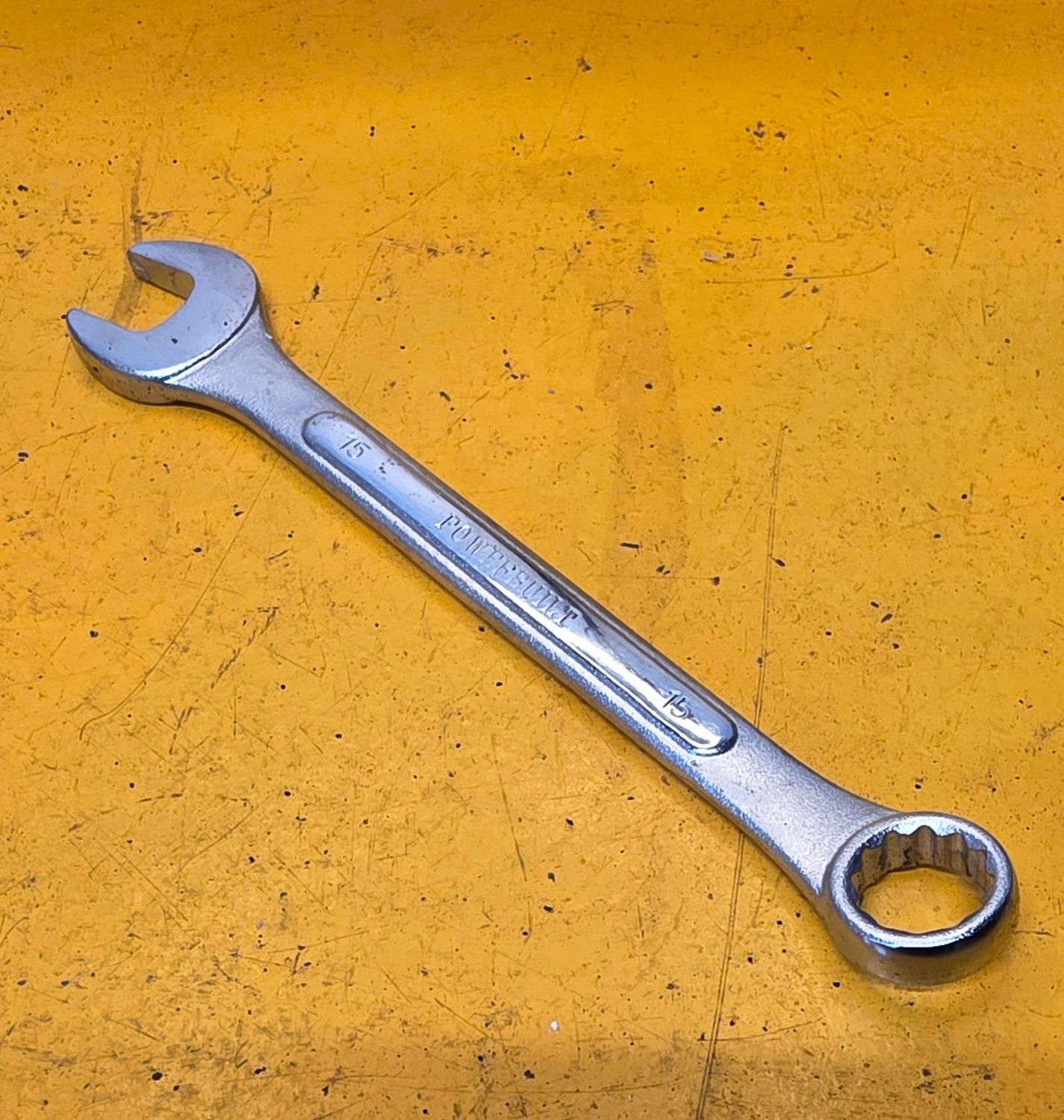 SPANNER 15MM COMBINATION POWERBUILT