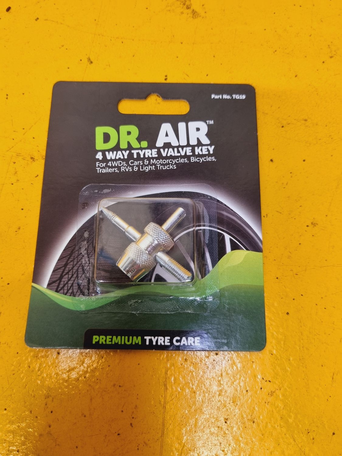 4 WAY TYRE VALVE KEY