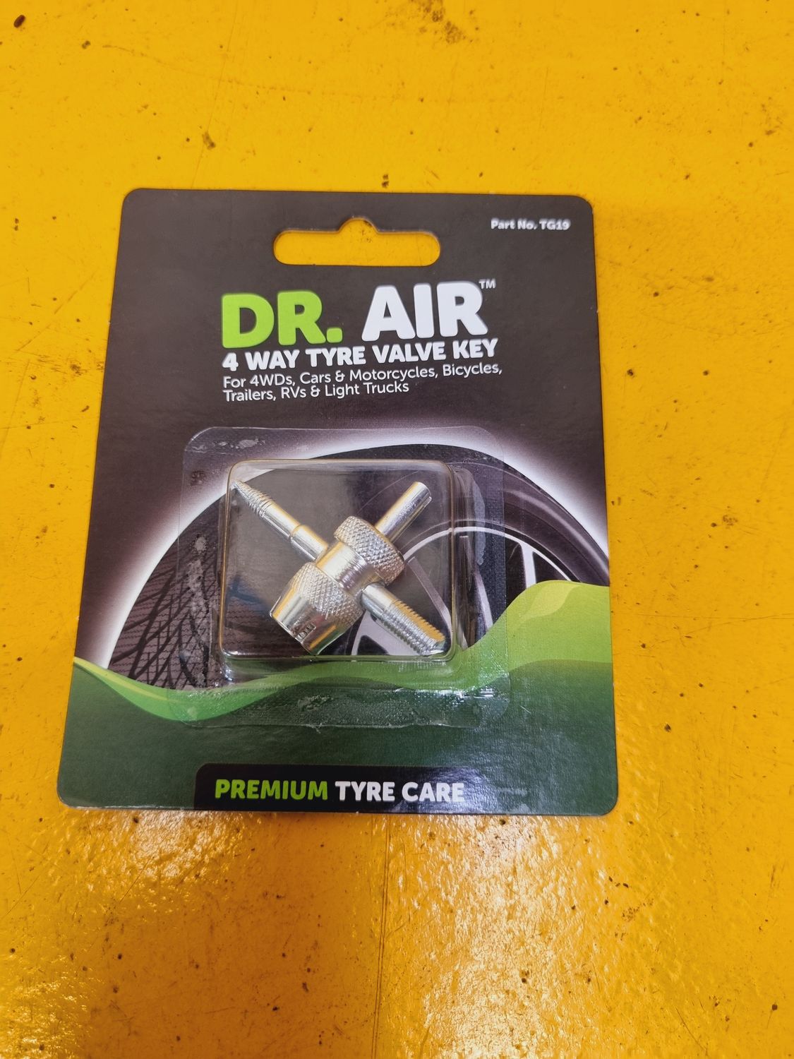 4 WAY TYRE VALVE KEY