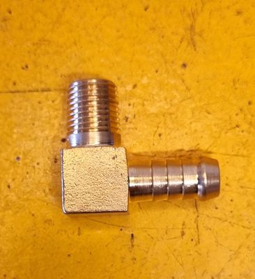 BRASS AIRLINE MALE ELBOW 1/2 HOSE X 1/4 BSP