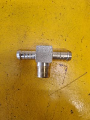 BRASS AIRLINE MALE BRANCH TEE 1/2 HOSE X 1/2 BSP