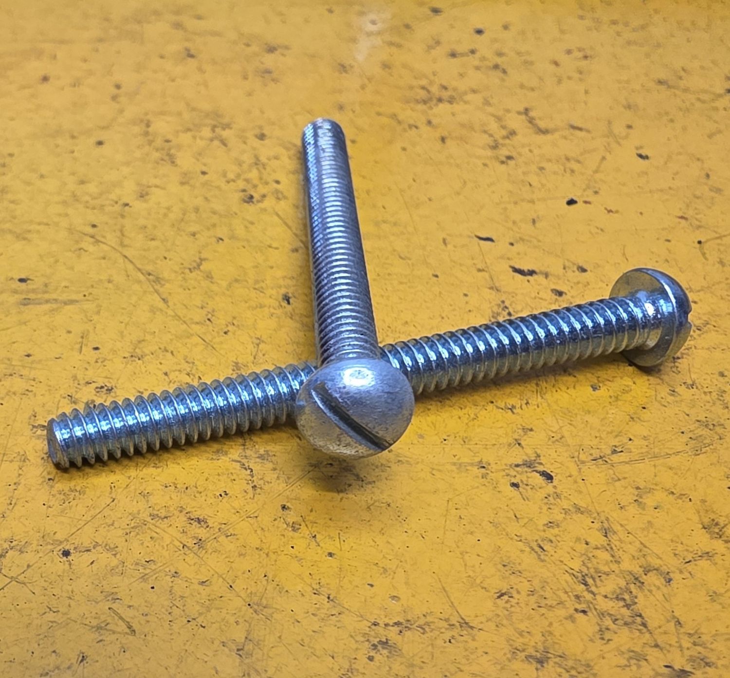 SCREW 3/16X2 UNC BUTTON SLOTTED ZINC