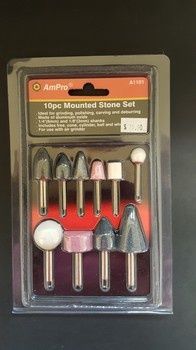 GRINDING STONE SET 10PC