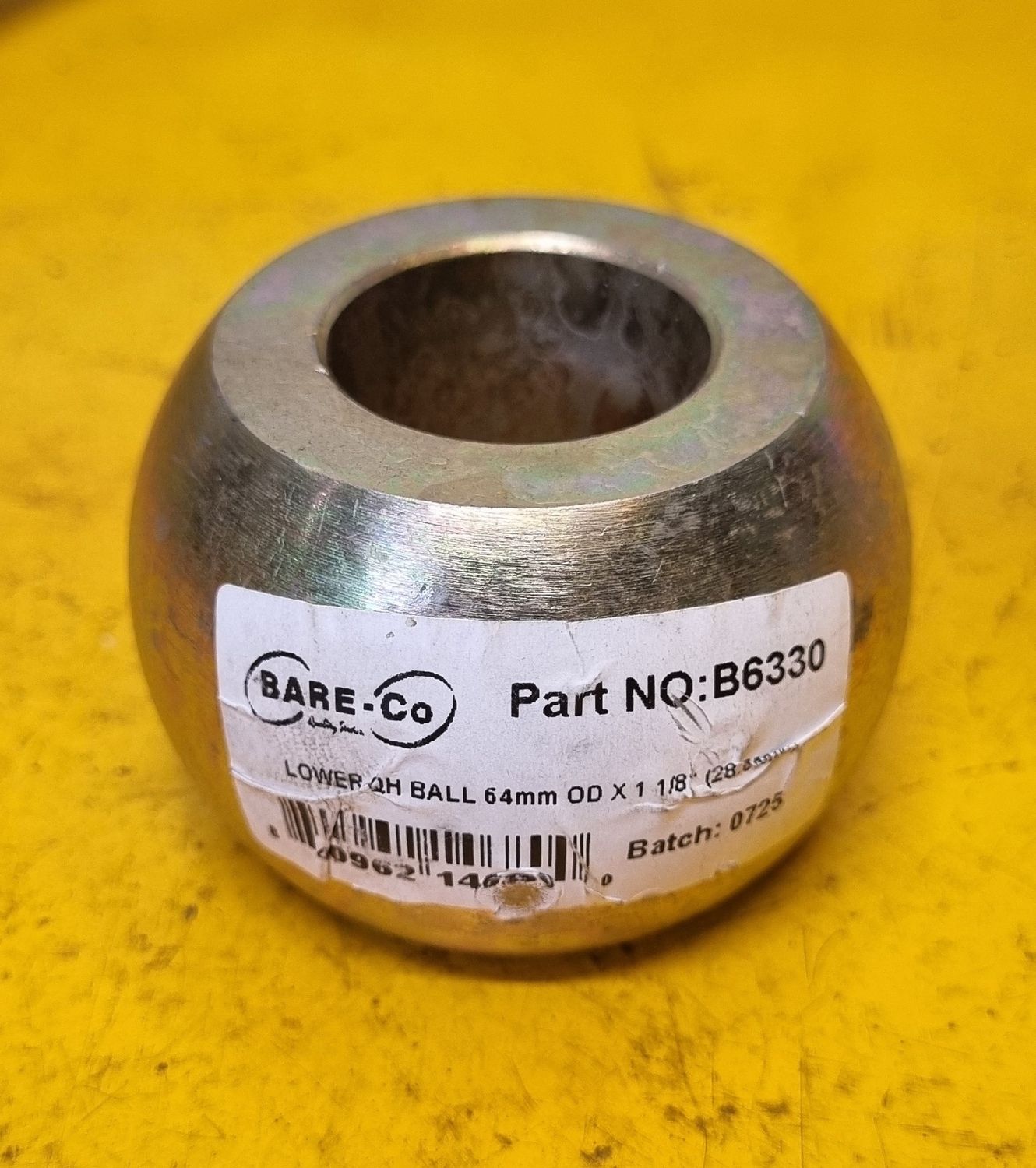 BALL LOWER QH CAT 3 (BALL) TO CAT 2 (HOLE)