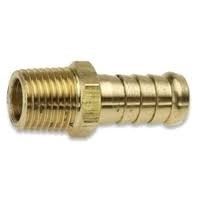 BRASS AIRLINE MALE CONNECT 3/8 HOSE X 3/8 BSP