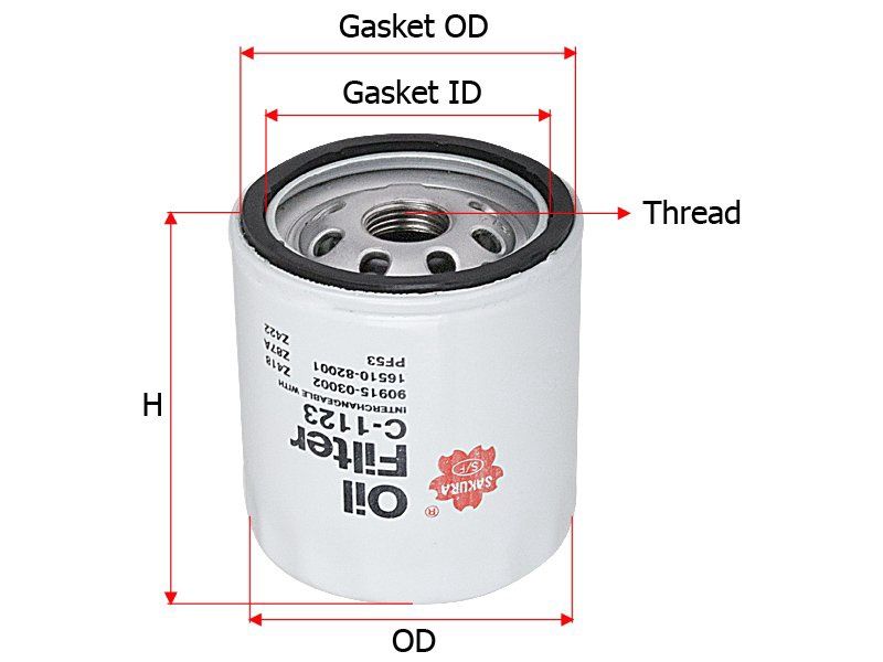 OIL FILTER C-1123 Z418