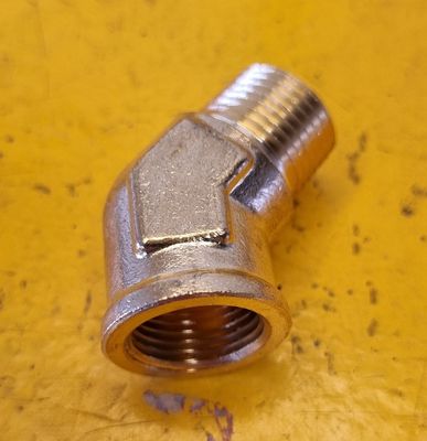 BRASS M/F 45 DEG ELBOW 3/8 (M) X 3/8 (F) BSP