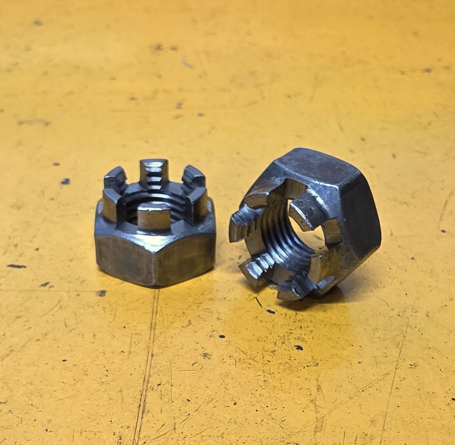 NUT 7/16 UNF CASTLE NUT STEEL