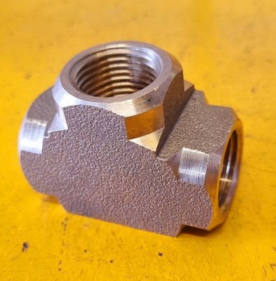BRASS FEMALE TEE 3/8 BSP