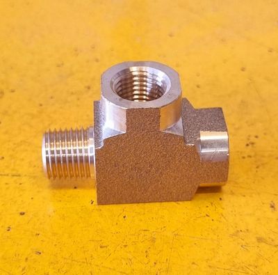 BRASS M/F RUN TEE 1/8 BSP