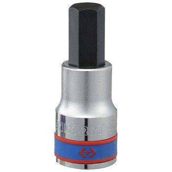 SOCKET HEX 4MM X 1/2 DR 60MM (KING TONY)