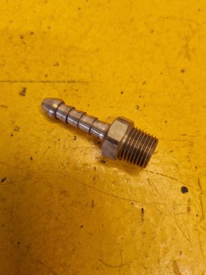 BRASS AIRLINE MALE CONNECT 3/16 HOSE X1/8 BSP