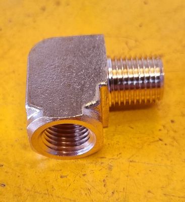 BRASS 90 DEG M/F ELBOW 1/4 BSP