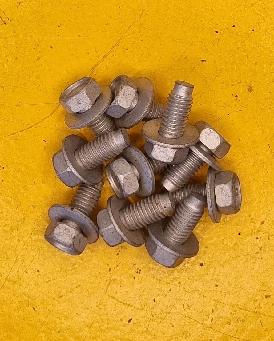 BOLT M8X16 PA LOC ZINC JIS