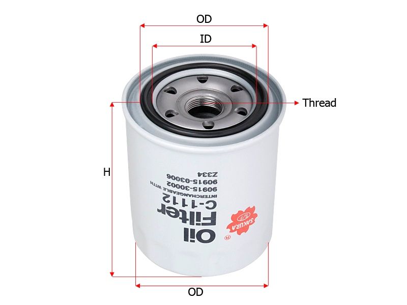 OIL FILTER C-1112 Z334