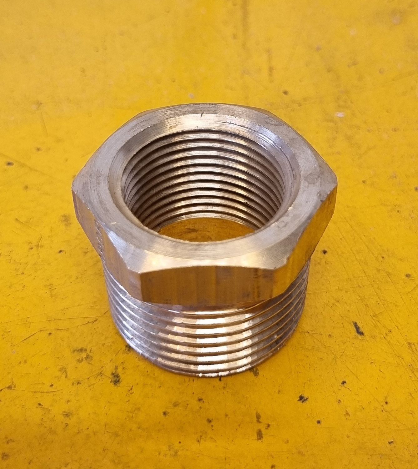 BRASS M/F REDUCING BUSH 3/4 (M) BSP X1/2 (F) BSP