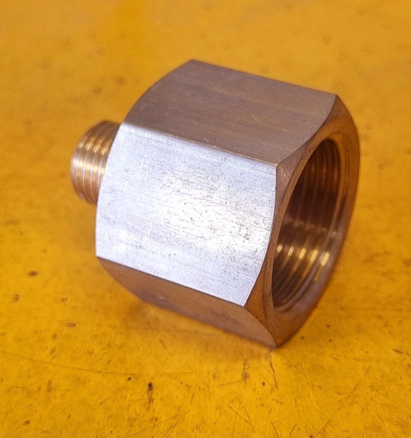 BRASS M/F ADAPTOR 1/2 (F) X 1/4 (M) BSP