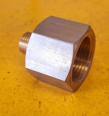 BRASS M/F ADAPTOR 1/2 (F) X 1/4 (M) BSP