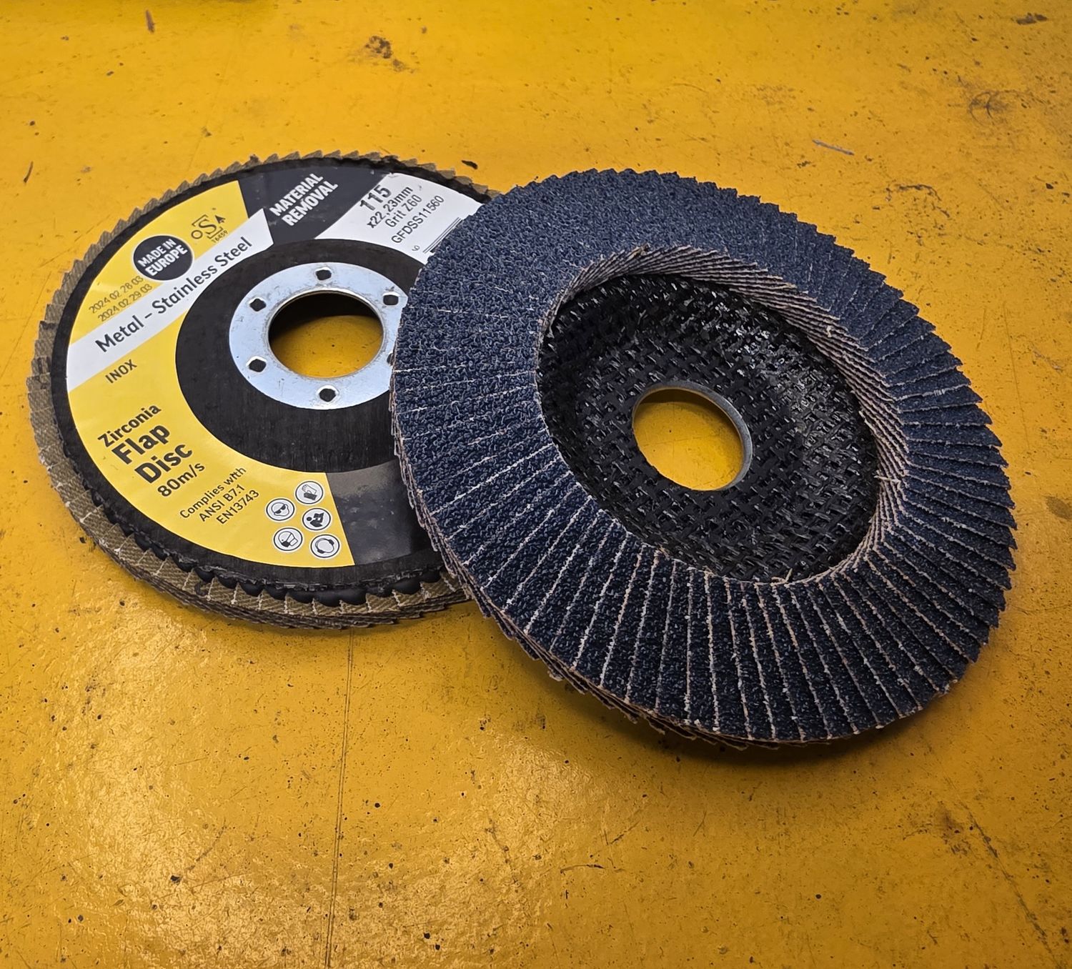 FLAP DISC 115MM Z60 ALPHA