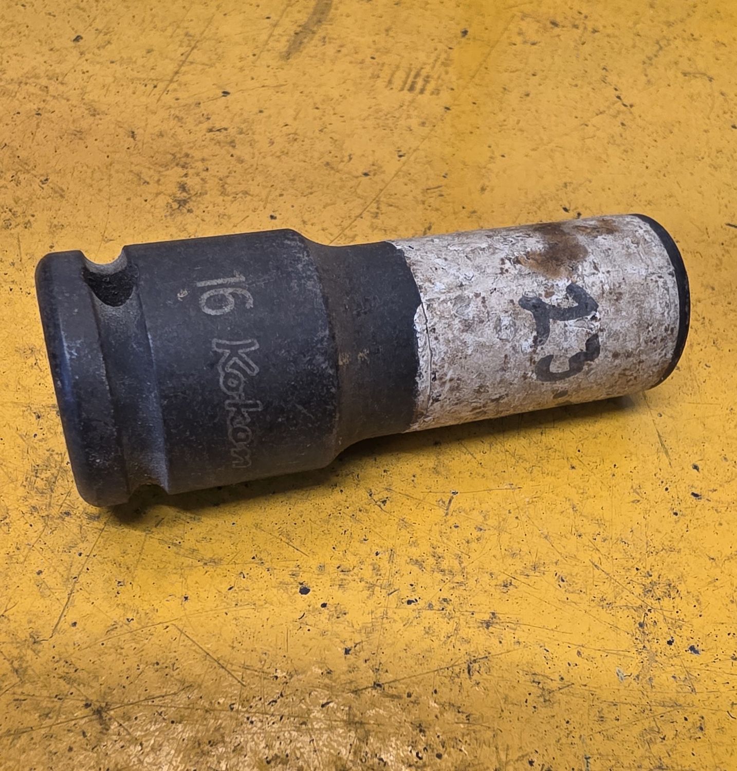 SOCKET 16X1/2DR DEEP IMPACT 6PT KOKEN