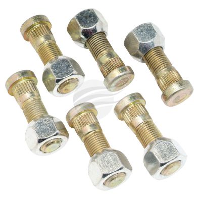 WHEEL STUD/NUTS 1/2 UNF 5PK FORD