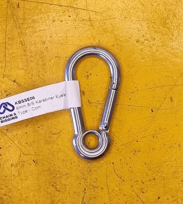 KARABINER 6MM S/S