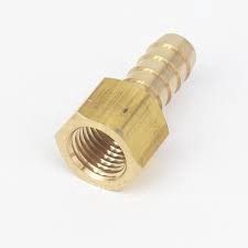 BRASS FEMALE CONNECT 5/16 HOSE X1/4 BSP