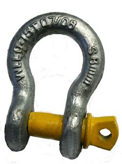 SHACKLE BOW 19MM 3/4 4.75 TON B2064