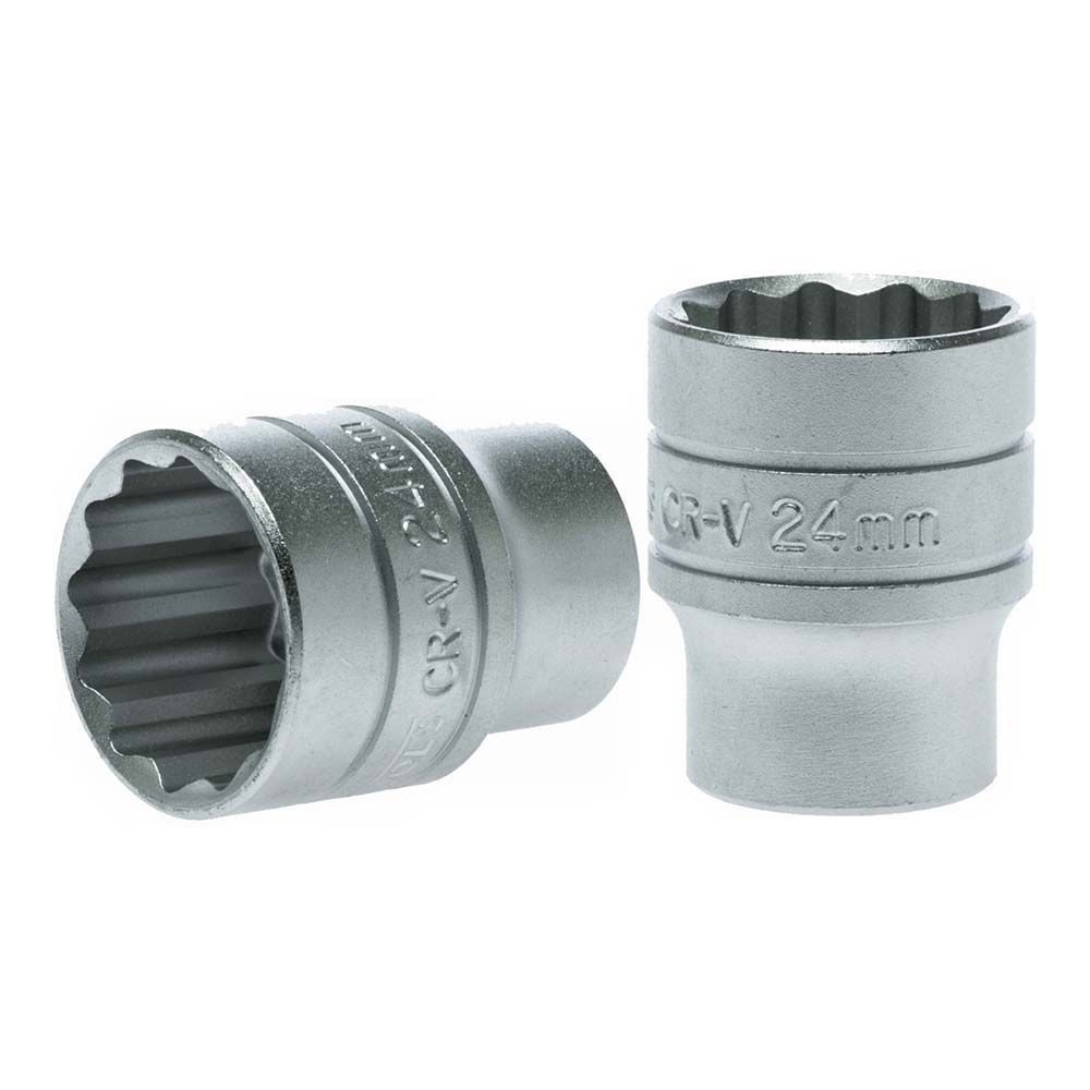 SOCKET 24MM X 1/2 DR REGULAR 12PT