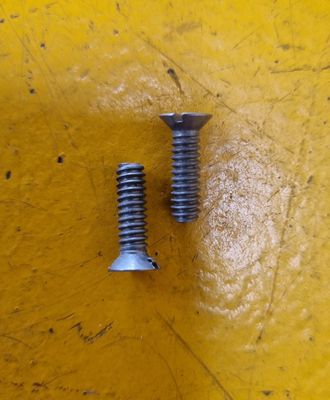 SCREW 3/16X1/2 MACHINE UNC CSK SLOT SS304