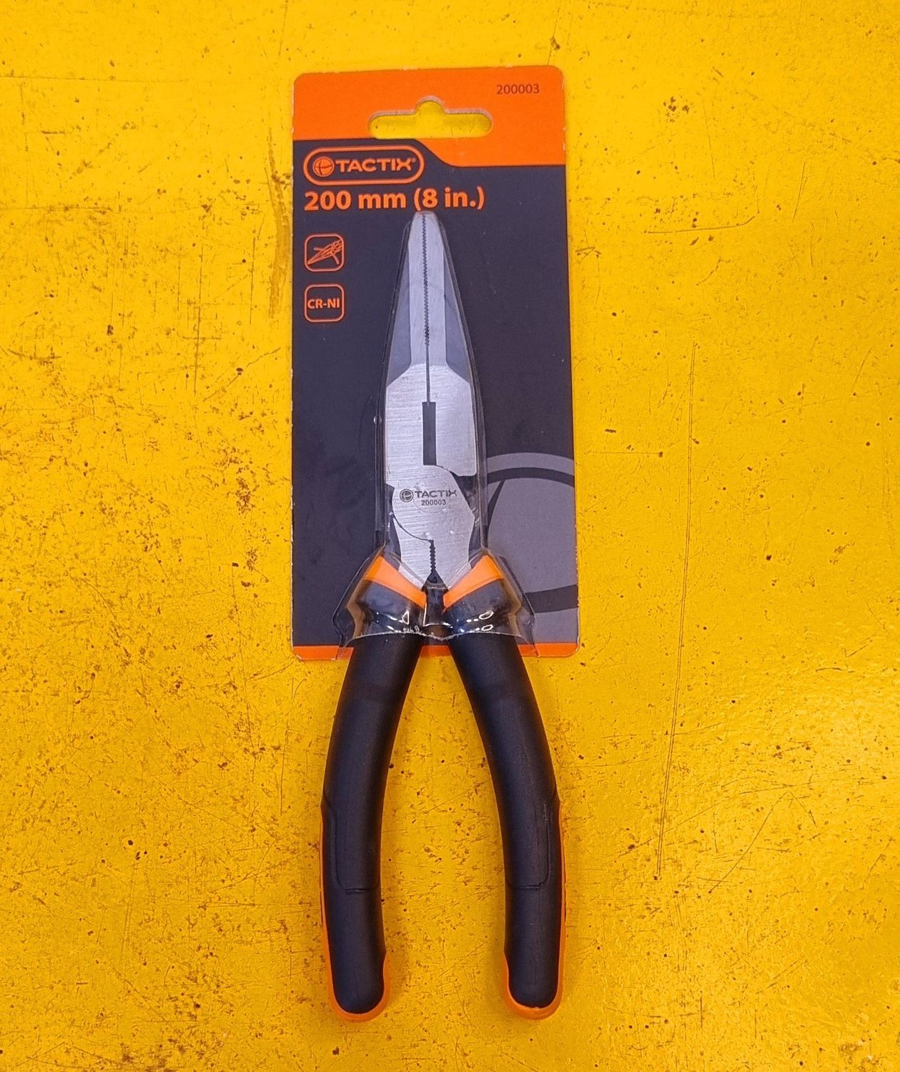 PLIERS LONG NOSE 200MM