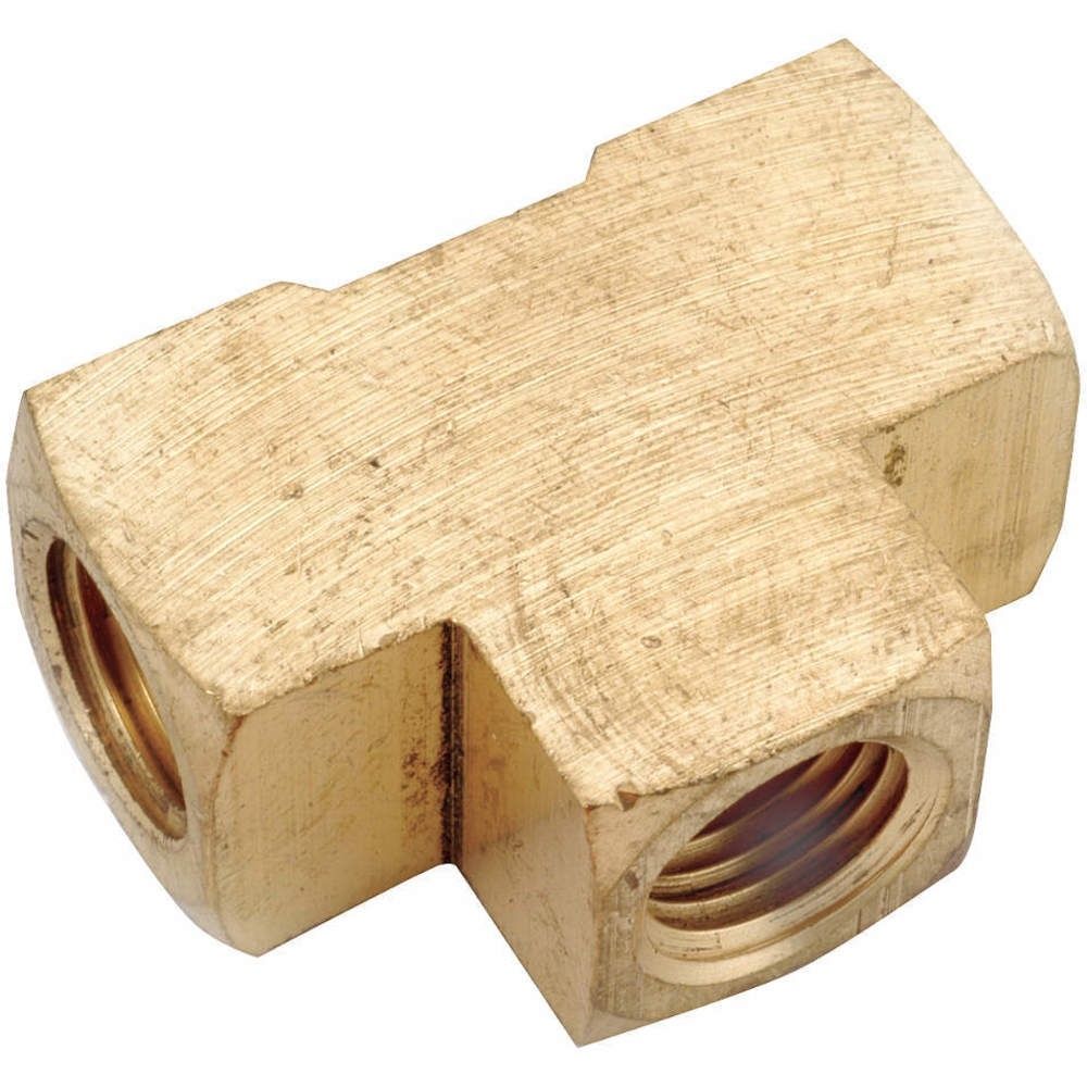 BRASS FEMALE TEE 1/4 NPT