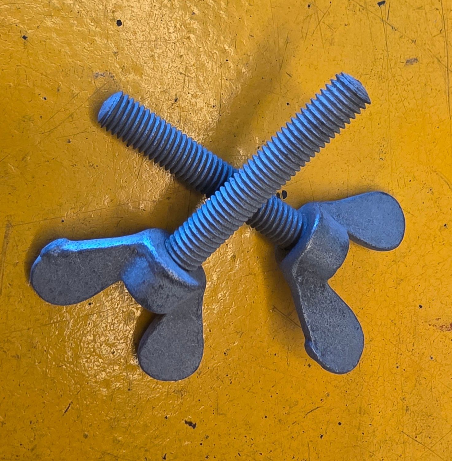 BOLT 1/4X1.3/8 BSF WING ZINC