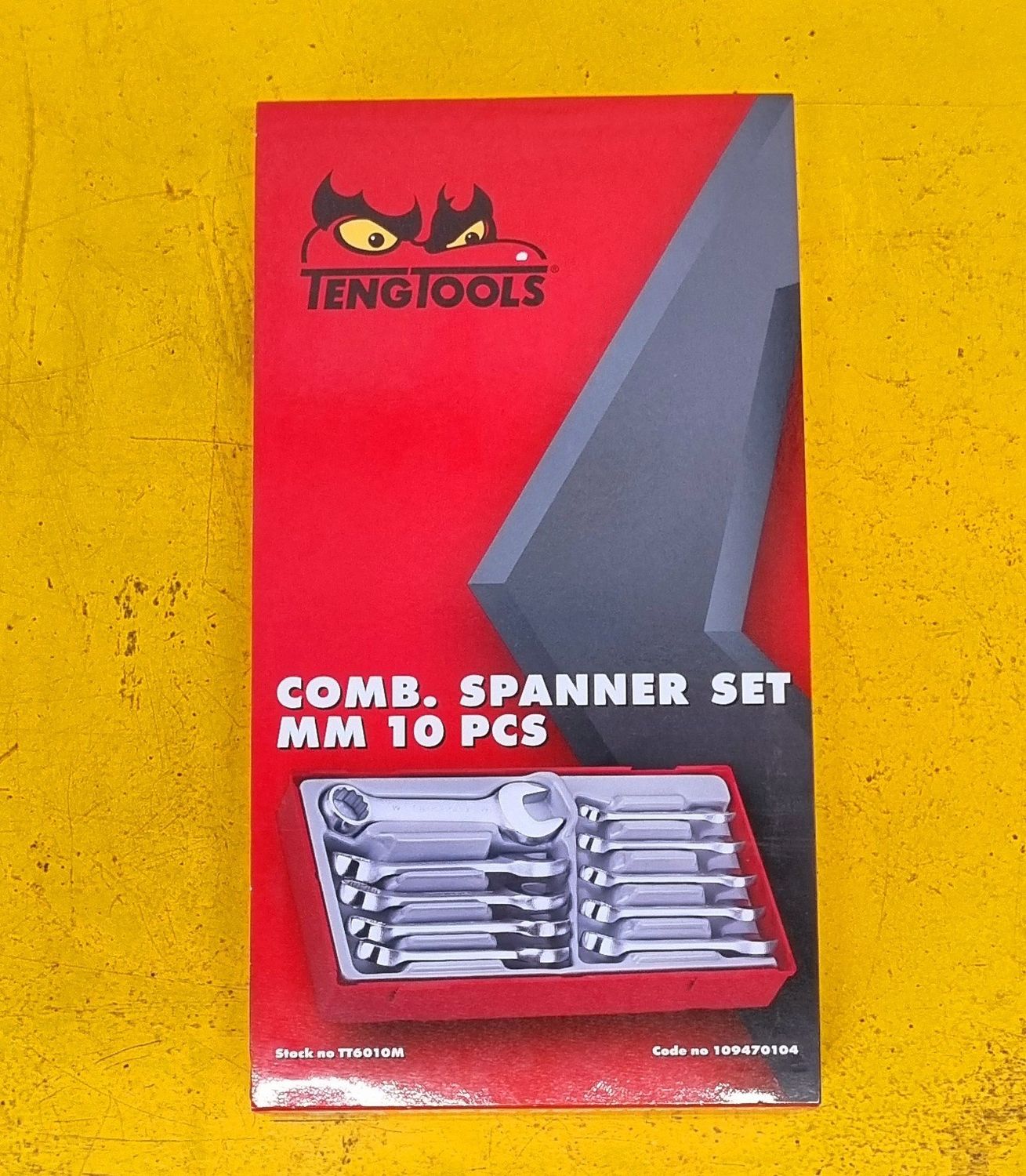 SPANNER SET STUBBY 10 PIECE TENG TOOLS