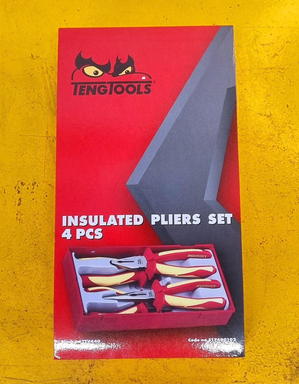 PLIER SET INSULATED 4PC TENG TOOLS