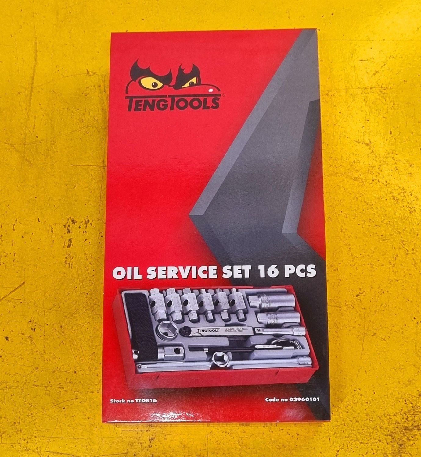 OIL SERVICE KIT 16PC TENG TOOLS