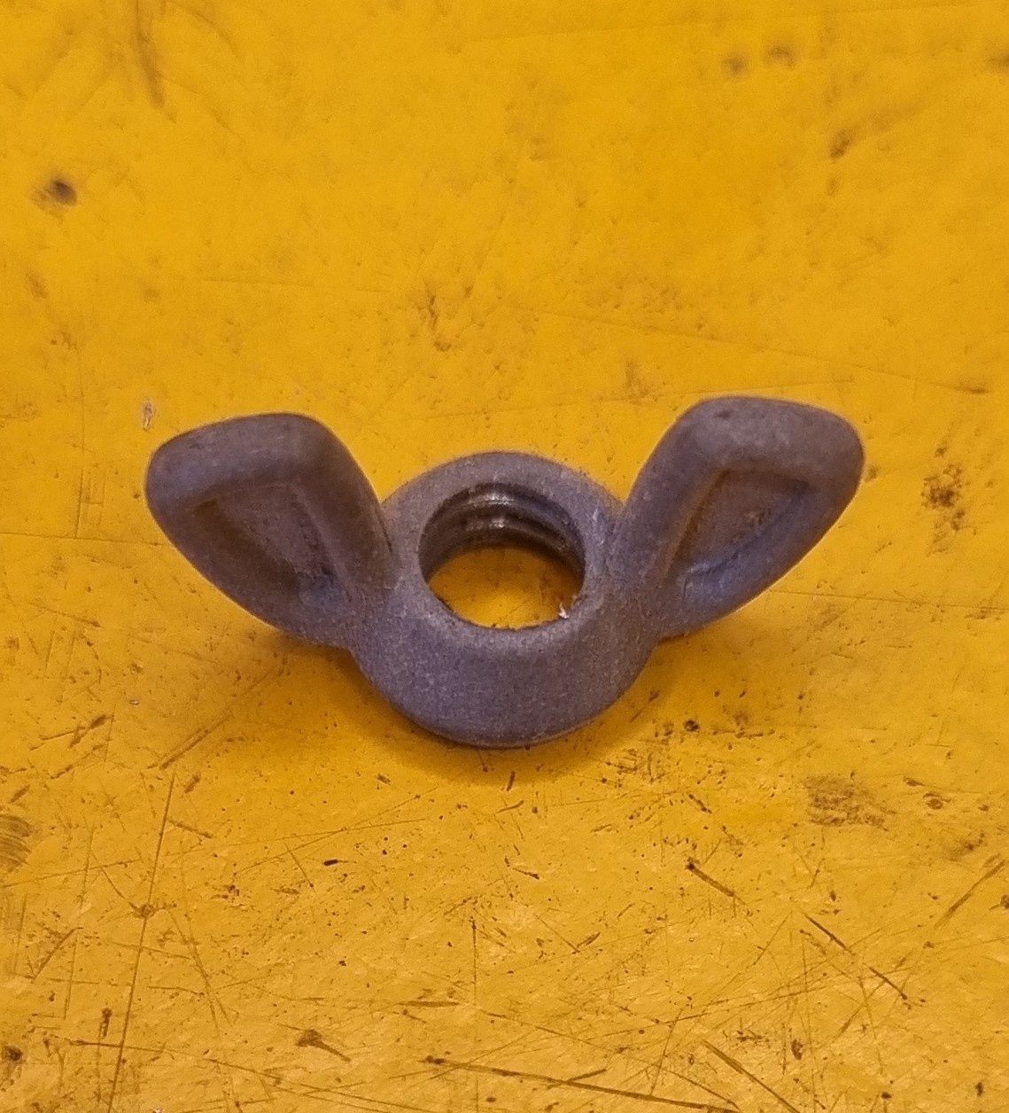 NUT WING 1/4 BSW ZINC PLATE